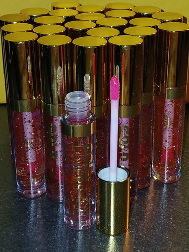 Gold glitter tinted lip - 24,