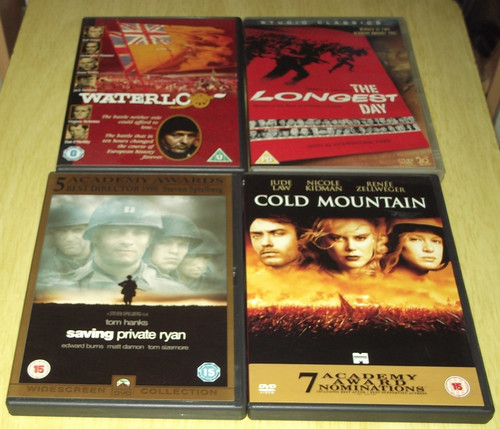 Job lot x - 4, dvds