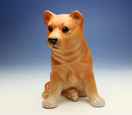 Shiba inu puppy sitting - shiba,
