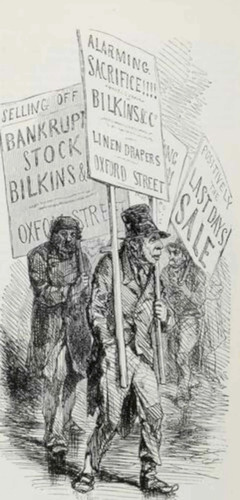 Bankrupt stock bilkins vintage - stock,