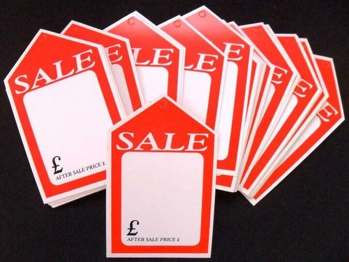 200 retail sale cards - cards, 3.8"
