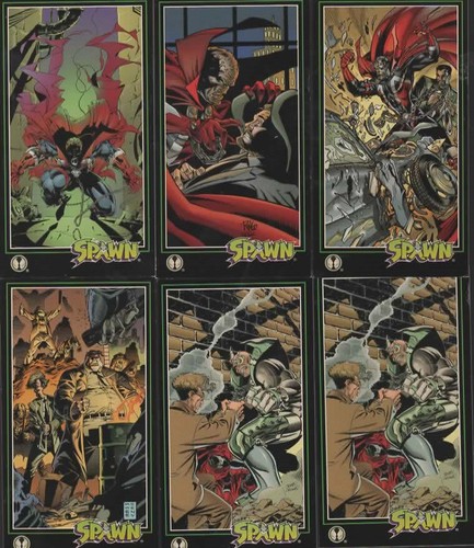 1995 spawn wide trading cards - spawn,