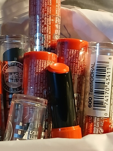Nyc coral lipsticks - coral, x